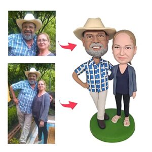 mydedor custom bobble-heads couple figurine customized doll birthday gifts for men bobble head figures handmade personalized wedding for bestfriend husband wife