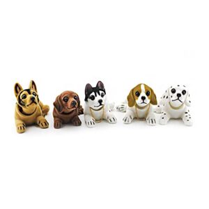 SSS-Swag Mary Paxton Bobble Head Car Decoration Nodding Dog Ornaments Creative Dog Dashboard Crafts High Emulation Dog Lover Gift for Car Vehicle Desk Tabletop Office Decor Baby Kids Toy