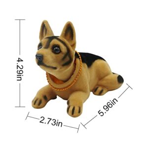 SSS-Swag Mary Paxton Bobble Head Car Decoration Nodding Dog Ornaments Creative Dog Dashboard Crafts High Emulation Dog Lover Gift for Car Vehicle Desk Tabletop Office Decor Baby Kids Toy