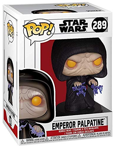 STAR WARS: Return of The Jedi - Emperor Palpatine Funko Pop! Vinyl Bobble-Head Figure (Includes Compatible Pop Box Protector Case)