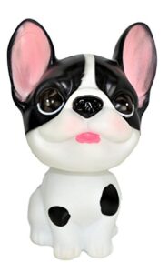pvc bobble head bulldog mini figure car dashboard office home accessories ultra detail doll