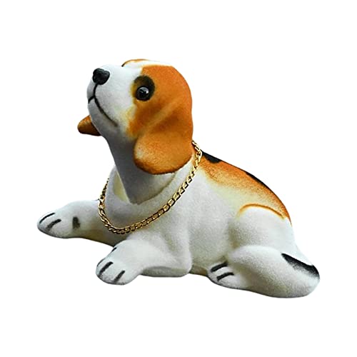 Fenteer Cute Bobble Head Dog Nodding Dog for, Beagle