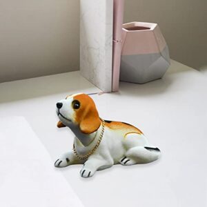 Fenteer Cute Bobble Head Dog Nodding Dog for, Beagle