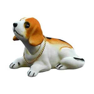 Fenteer Cute Bobble Head Dog Nodding Dog for, Beagle