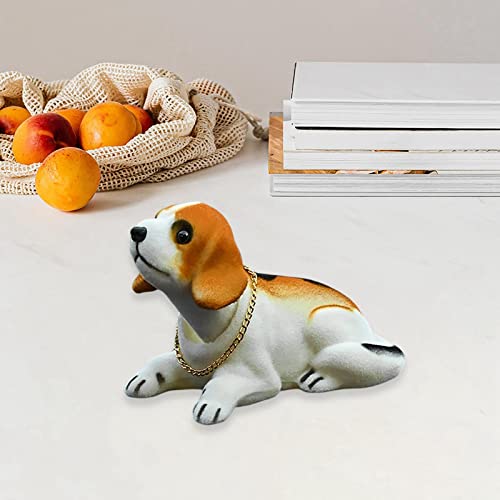 Fenteer Cute Bobble Head Dog Nodding Dog for, Beagle