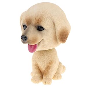 harilla resin bobble head dog puppy toy for car vehicle dashboard , labrador