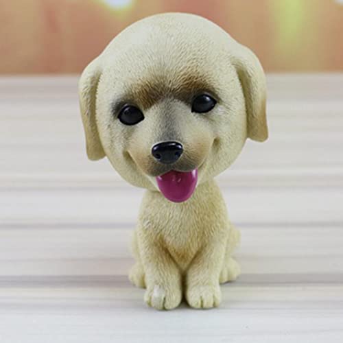 Harilla Resin Bobble Head Dog Puppy Toy for Car Vehicle Dashboard , Labrador