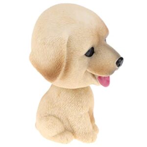 Harilla Resin Bobble Head Dog Puppy Toy for Car Vehicle Dashboard , Labrador