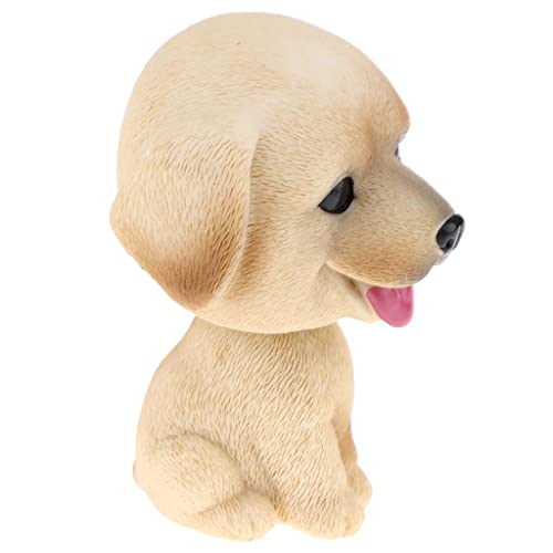 Harilla Resin Bobble Head Dog Puppy Toy for Car Vehicle Dashboard , Labrador