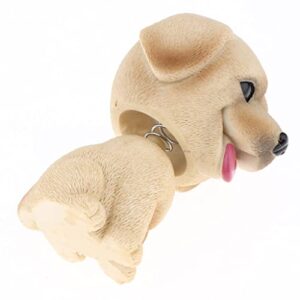 Harilla Resin Bobble Head Dog Puppy Toy for Car Vehicle Dashboard , Labrador