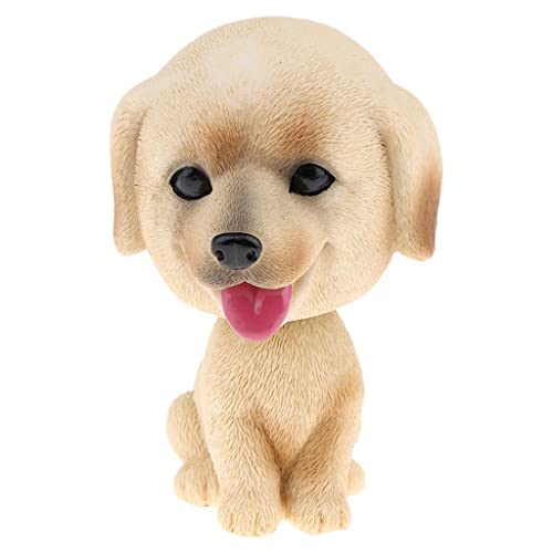 Harilla Resin Bobble Head Dog Puppy Toy for Car Vehicle Dashboard , Labrador