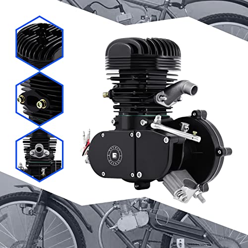 Samger 100cc 2-Stroke Engine Only For Motorized Mountain Bicycle 26" 28 Road Bike Black