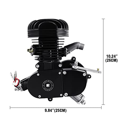 Samger 100cc 2-Stroke Engine Only For Motorized Mountain Bicycle 26" 28 Road Bike Black