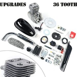 100CC Bicycle Engine Kit,2 Stroke Motorized Bike Motor Kit for 26" 28" Bike,36 Tooth Sprocket Petrol Gas Motor Engine Kits For Mountain Road Bike (36 Tooth Sprocket)