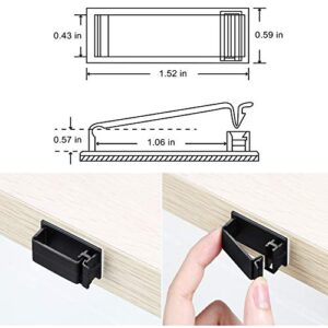 Ikerall Self Adhesive Cable Management Clips, Cable Organizers Wire Clips Cord Holder for TV PC Laptop Ethernet Cable Desktop Home Office Indoor/Outdoor [ 50 pack ]