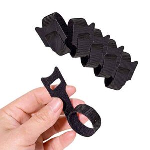 Reusable Fastening Cable Ties 6 in Cable Management Ties 100 pcs Cable Straps Wire Ties Adjustable Cord Organizer for Home Office Data Centers Electronics PC TV