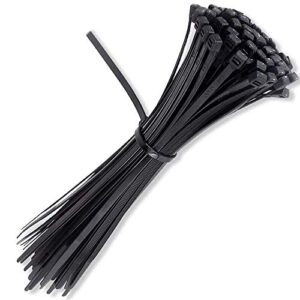 100 8 inch pieces cable zip nylon heavy duty self locking wire ties,