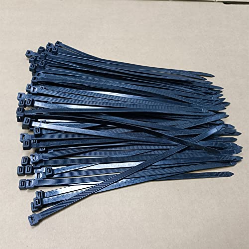 Zip Ties 250 pcs 10 inch Cable Zip Ties Heavy Duty with 50 LBS Tensile Strength, Premium Plastic Wire Ties, UV Resistant Cable Ties, Self-Locking Black Nylon Cable Tie Straps