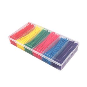 Small Colored Zip Ties 4 inch Multicolor Zip Ties 480pcs Assorted Color Zip Cable Ties for Marking Chickens Legs or Deco Mesh Wreath Supplies Pink,Red, Purple, Yellow, Blue,Green Zip Ties