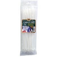 kc professional 97080 4" nylon cable tie 100 ct nat