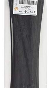 GTSE 11 Inch Black Zip Ties, 100 Pack, 40lb Strength, UV Resistant Long Nylon Cable Ties, Self-Locking 11" Tie Wraps