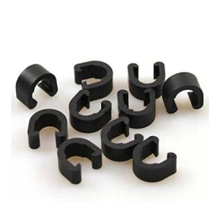 juscycling mtb bike road bicycle cable clamps c-clips housing hose guide for brake derailleur shifter 10 pcs/lot