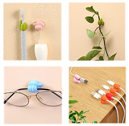 12 Pcs Cable Organizer Clips Cord Holder, Fun Cute Animal Self Adhesive Cable Management for Office Table, Desk, Wall, Car, Computer and Nightstand