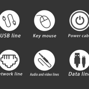 40 Pcs Strong Adhesive Cable Clips, Cable Management Wire Holder Sticky Tidy and Organizer Cord and Wires, Organizing Lightning, USB C, Micro Cables,Sticks to Wood, Marble, Metal, Glass, Under Desk