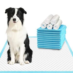deep dear extra large dog pee pads 28"x34", thicker puppy pads, super absorbent pee pads for dogs, disposable dog training pads for doggies, cats, rabbits, leak-proof pet potty pads for housetraining