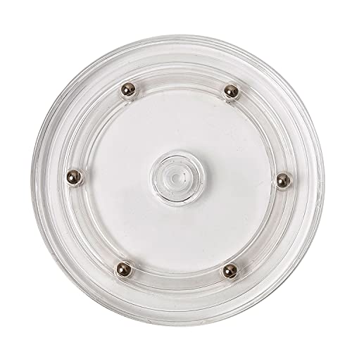 6" Lazy Susan Turntable Acrylic Ball Bearing Rotating Tray for Spice Rack Table Cake Kitchen Pantry Decorating TV Laptop Computer Monitor