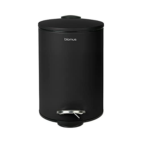 Blomus TUBO Pedal Bin Wastepaper Basket 3Liter Black