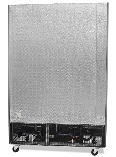 FSE 54-Inch Two Door Commercial Reach-in Freezer, 48 Cubic Feet, Stainless Steel, 115 v, (MRFZ-2D)