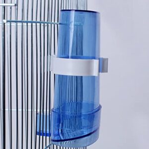 Parakeet Water Dispenser, Automatic Water Drink No Spill Clear Container Cockatiel Cage Accessories Automatic Feeding for Budgies,Finch and Other Bird 2pcs