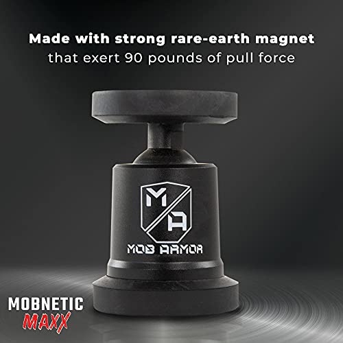 Mob Armor MobNetic Maxx - Magnetic Phone Mount - Cell Phone Holder - Mobile Phone Holder for Car, Truck, Boat, ATV - Smartphone Mount & Holder - Compatible with iPhone and Android