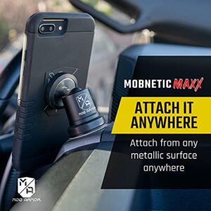 Mob Armor MobNetic Maxx - Magnetic Phone Mount - Cell Phone Holder - Mobile Phone Holder for Car, Truck, Boat, ATV - Smartphone Mount & Holder - Compatible with iPhone and Android