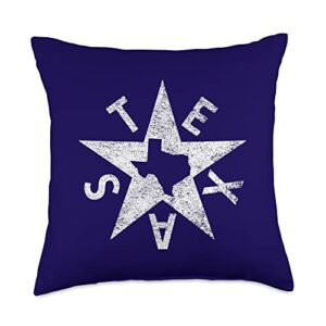 texas state flag zavala lone star dallas austin state of texas zavala flag lone star houston boca chica throw pillow, 18x18, multicolor