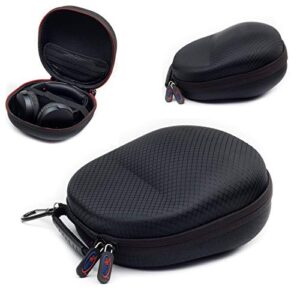 digicharge hard protective carry case for sony wh-ch510 mdr-zx mdr-xb, for jbl, for beats solo solo3, for pioneer, for bose, for marshall on ear headphones 18.5 x 18.5cm max headphone headset cover