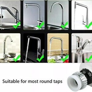 360 Degree Rotating Faucet Movable Kitchen Tap Head Water Saving Nozzle Sprayer