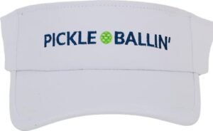 pickleball visor | pickle ball hat for women and men | pickleball gift white