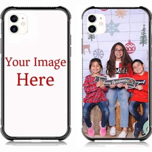 Custom Pictures Phone Case for iPhone 11 Personalized Custom Phone Cases Customized Slim Soft and Hard tire Shockproof Protective Anti-Scratch Phone Cover Case Make Your Own case Customize