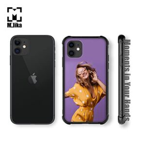 Custom Pictures Phone Case for iPhone 11 Personalized Custom Phone Cases Customized Slim Soft and Hard tire Shockproof Protective Anti-Scratch Phone Cover Case Make Your Own case Customize