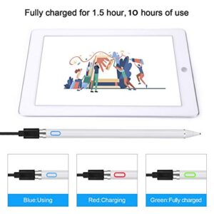 Stylus Digital Pen for Touch Screens, Active Pencil Fine Point Compatible with iPhone iPad and Other Tablets for Handwriting and Drawing