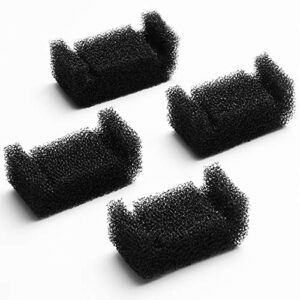 ipettie replacement sponge filter for cat water fountain with led light, 67oz/2.0l, ip-830-s4, 4 pack