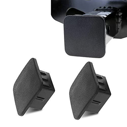 2 Pcs 1 1/4 Inch Trailer Hitch Tube Cover Plug Cap Universal Rubber Insert for 1.25'' Receivers Class 1 2 I II Ford Toyota GMC Subaru Jeep Dodge Nissan Audi BMW Porsche Polaris ATV UTV