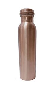 pure copper water bottle 34 oz ayurvedic leak proof copper vessel copper water storage 1 litre copper water bottle for ayurvedic health benefits birthday gift , wedding gift, valentine day gift