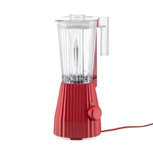 alessi mdl09r/usa plissé blender in thermoplastic resin, red. graduated pitcher in thermoplastic resin (pctg). us plug. 700w