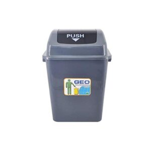 lsnlnn waste bin,trash cans,dustbins 20~60 litre, thicken plastic multifunction hotel outdoor office industry gray indoor/outdoor,40l,40l