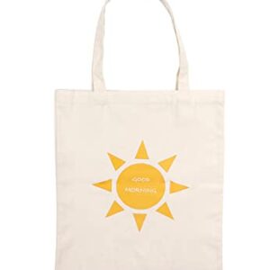 Moneep Cotton Canvas Tote Bag for Women, Cute and Inspirational for Travel, Beach Trips, Grocery Shopping