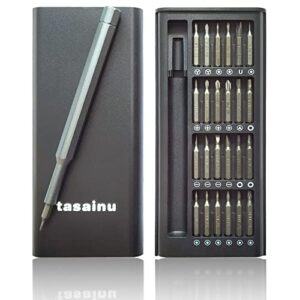 24 in 1 small screwdriver sets, precision screwdriver set for electronics, magnetic mini screwdriver set, micro screwdriver kit for repairing eyeglasses watches electronics computer, tasainu