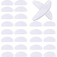 18 pairs eyeglasses nose silicone pads glasses adhesive anti-slip nosepads for eyeglass glasses sunglasses (transparent and black, 1mm)